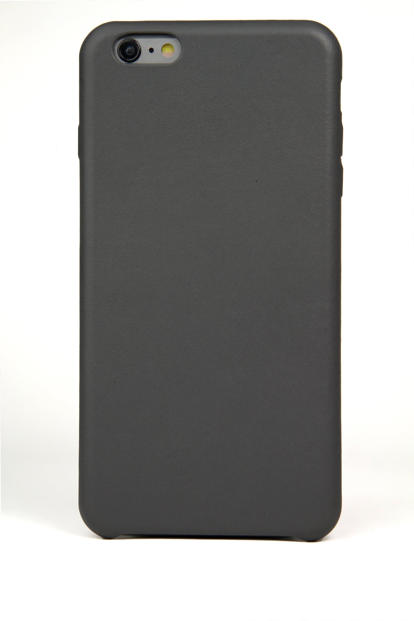 iPhone 6 Plus Case, Grey Leather-0