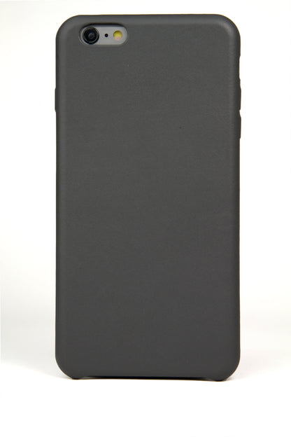 iPhone 6 Plus Case, Grey Leather-0