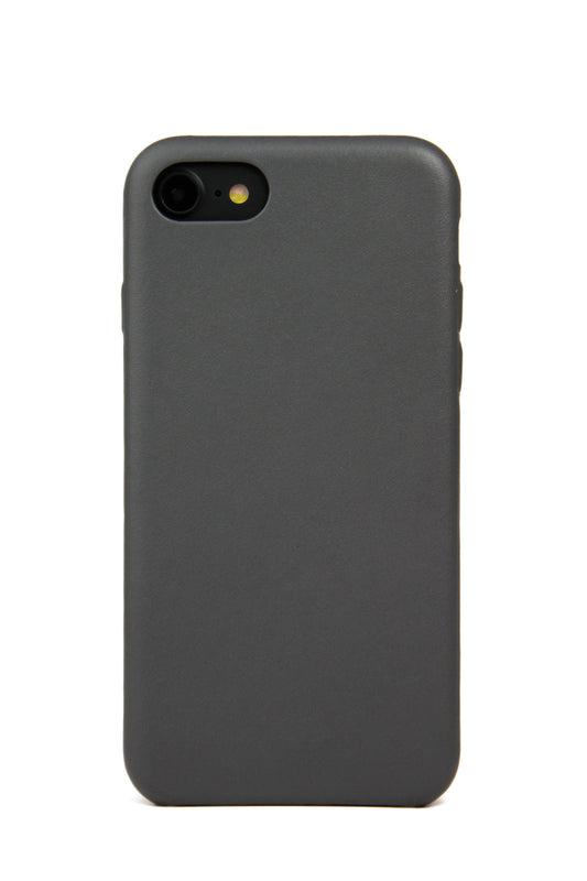 iPhone 7/8 Case, Grey Leather-0
