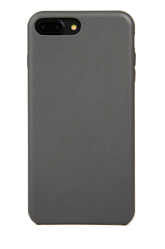 iPhone 7/8 Plus Case, Grey Leather-0