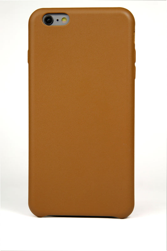 iPhone 6 Plus Case, Tan Leather-0